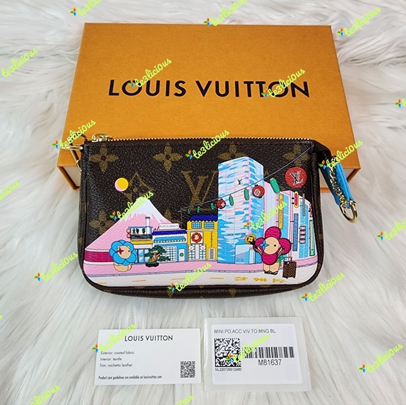 LOUIS VUITTON 2022 VIVIENNE HOLIDAY ANIMATION MINI POCHETTE JAPAN - Picture 10 of 10